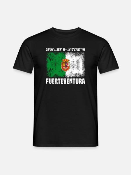 Inseltrip Fuerteventura - Männer T-Shirt - Schwarz