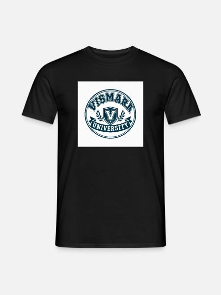 Vismara University coat of arms - Men's T-Shirt - black