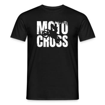 Moto Cross - Men's T-Shirt - black - Front - AI Model Male 178 light (178cm)