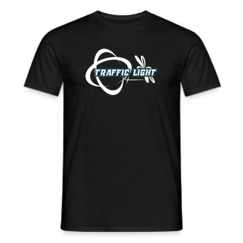 Traffic Light Fusion Logo - Männer T-Shirt - Schwarz - Vorne - AI Model Male 178 light (178cm)