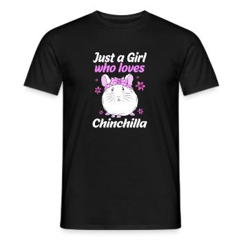 Chinchilla - Men's T-Shirt - black - Front - AI Model Male 178 light (178cm)