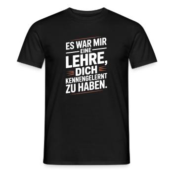 Lehre Dich Kennenzulernen Ex Freund Trennung Ex - Männer T-Shirt - Schwarz - Vorne - AI Model Male 178 light (178cm)