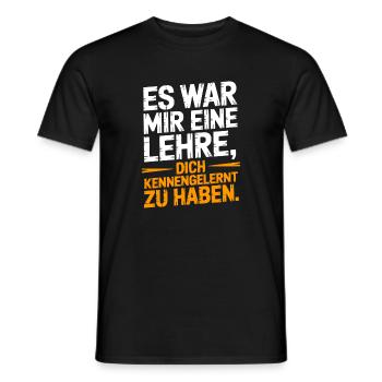 Lehre Dich Kennenzulernen Ex Freund Trennung Ex - Männer T-Shirt - Schwarz - Vorne - AI Model Male 178 light (178cm)