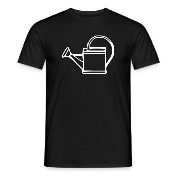 Watering Can Garden Gardener Gift - Men's T-Shirt - black - Front - AI Model Male 178 light (178cm)