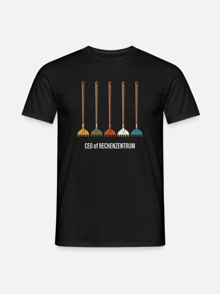 Rechenzentrum Gartenarbeit Landschaftsgärtner - Männer T-Shirt - Schwarz