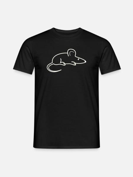 animal souris - T-shirt homme - noir