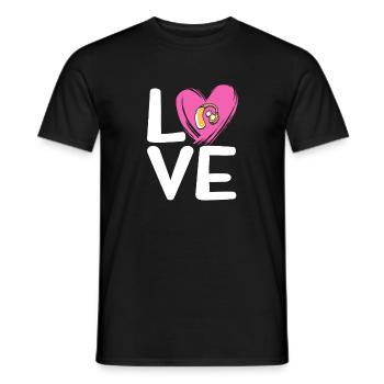 Deaf Deaf Deaf Sign Language - Men's T-Shirt - black - Front - AI Model Male 178 light (178cm)