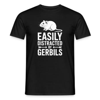 Mongolische Rennratte Sprüche Rennmaus Geschenk - Männer T-Shirt - Schwarz - Vorne - AI Model Male 178 light (178cm)