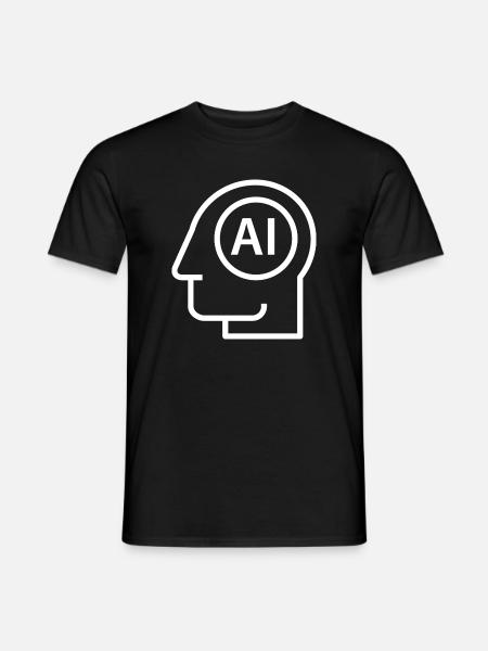 Ai, Artificial Intelligence, AI Technology - Men's T-Shirt - black