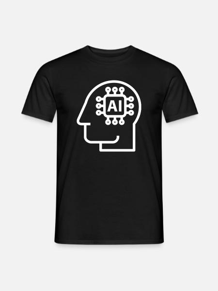Ai, Artificial Intelligence, AI Technology - Men's T-Shirt - black