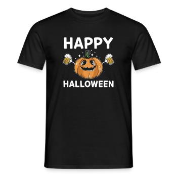 Happy Halloween Party Ideas Funny Halloween - Männer T-Shirt - Schwarz - Vorne - AI Model Male 178 light (178cm)