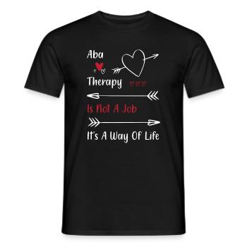 Verhaltenstherapie Therapie Verhalten - Männer T-Shirt - Schwarz - Vorne - AI Model Male 178 light (178cm)