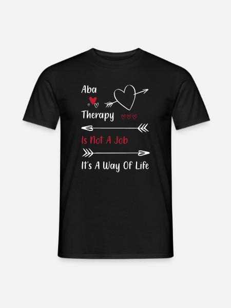 Verhaltenstherapie Therapie Verhalten - Männer T-Shirt - Schwarz