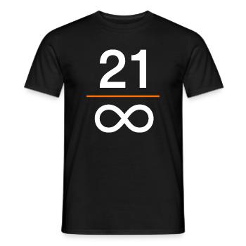 Bitcoin digitales Geld Wertspeicher Finanzen - Männer T-Shirt - Schwarz - Vorne - AI Model Male 178 light (178cm)