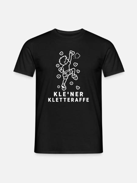 Kleiner Kletteraffe – Klettern Bouldern Kinder - Männer T-Shirt - Schwarz