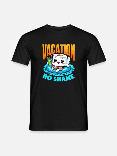 Boarding planes funny - Men's T-Shirt - black