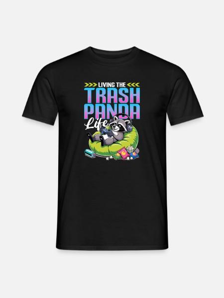 Gamer Gaming Cat Video Game - Men's T-Shirt - black