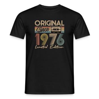 50. Geburtstag, 50 Jahre - Männer T-Shirt - Schwarz - Vorne - AI Model Male 178 light (178cm)