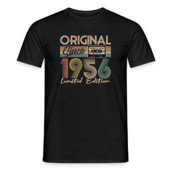 70. Geburtstag, 70 Jahre - Männer T-Shirt - Schwarz - Vorne - AI Model Male 178 light (178cm)