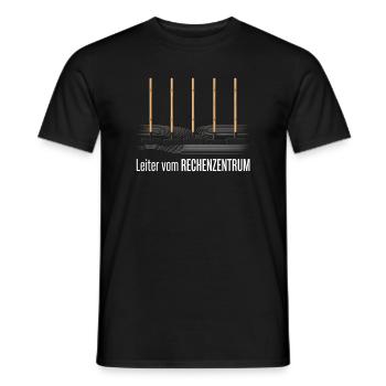 Leiter Vom Rechenzentrum Gartenarbeit Gärtner - Männer T-Shirt - Schwarz - Vorne - AI Model Male 178 light (178cm)