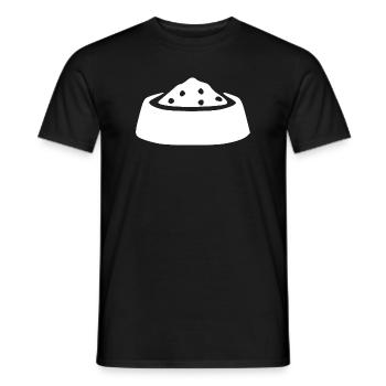 Napf Haustiere Geschenk - Männer T-Shirt - Schwarz - Vorne - AI Model Male 178 light (178cm)