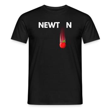 Crimson Apple Burst - Men's T-Shirt - black - Front - AI Model Male 178 light (178cm)