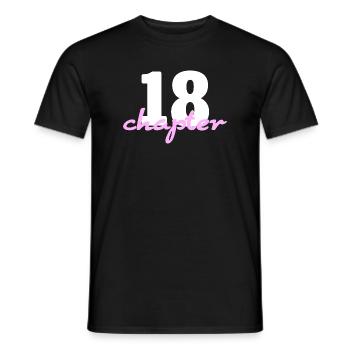 Chapter 18 - 18. Geburtstag Poster & Design - Männer T-Shirt - Schwarz - Vorne - AI Model Male 178 light (178cm)