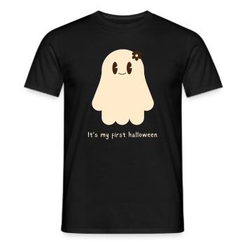 My First Halloween Baby Geist Geschenk - Männer T-Shirt - Schwarz - Vorne - AI Model Male 178 light (178cm)