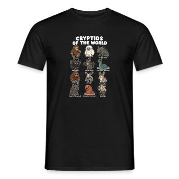  Cryptids Of The World Niedliches - Männer T-Shirt - Schwarz - Vorne - AI Model Male 178 light (178cm)