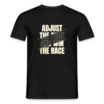 Funny XC Running Runner Gifts Unique Edition - Männer T-Shirt - Schwarz - Vorne - AI Model Male 178 light (178cm)