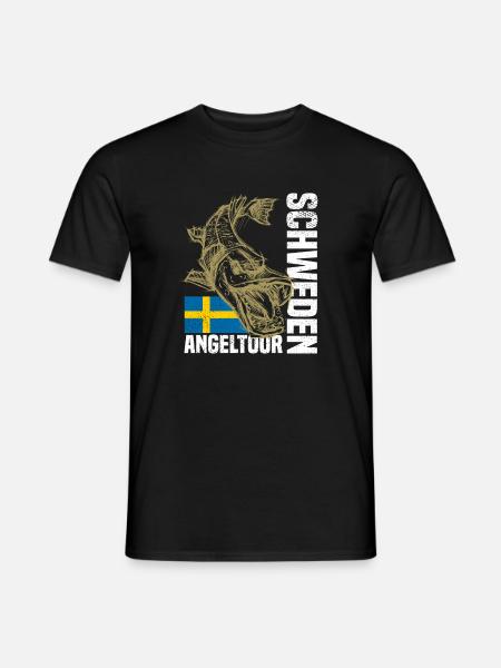 Suède Pêche - T-shirt homme - noir