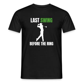 Golf Bachelor Party - Men's T-Shirt - black - Front - AI Model Male 178 light (178cm)