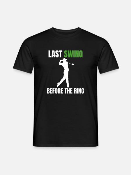 Golf-Junggesellenabschied - Männer T-Shirt - Schwarz
