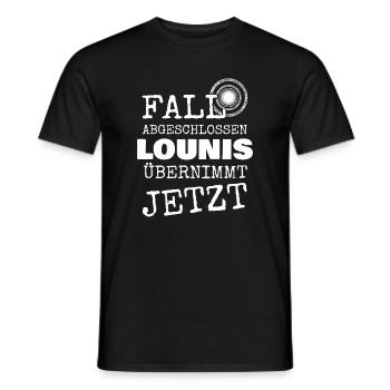 Distressed Deutsch Schriftzug Jetzt Übernimmt - Männer T-Shirt - Schwarz - Vorne - AI Model Male 178 light (178cm)