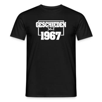 Sprueche 1967 - Männer T-Shirt - Schwarz - Vorne - AI Model Male 178 light (178cm)