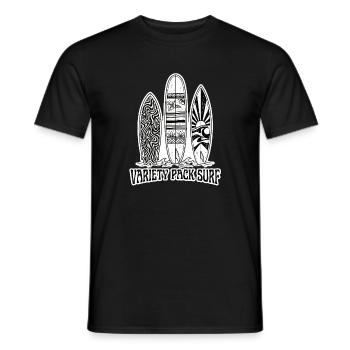 Surf Rock Surfing - Men's T-Shirt - black - Front - AI Model Male 178 light (178cm)