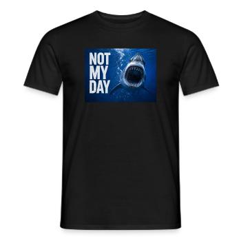 Hai Not My Day - Men's T-Shirt - black - Front - AI Model Male 178 light (178cm)