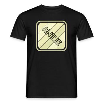 Gift for Antje - Men's T-Shirt - black - Front - AI Model Male 178 light (178cm)