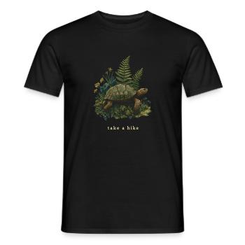 take a hike - Men's T-Shirt - black - Front - AI Model Male 178 light (178cm)