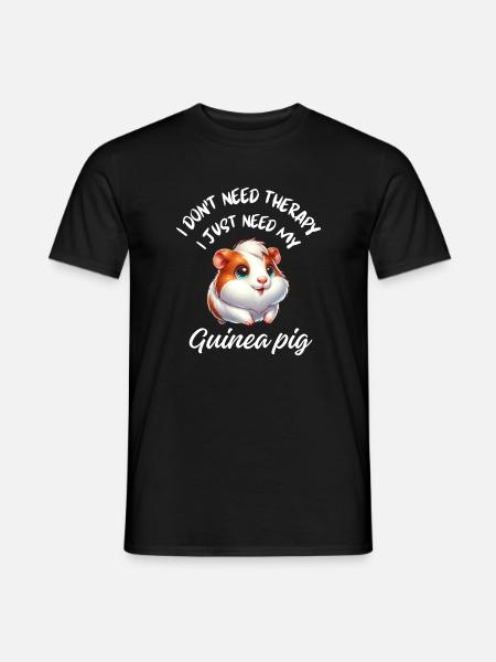 Guinea Pig Therapy - Men's T-Shirt - black