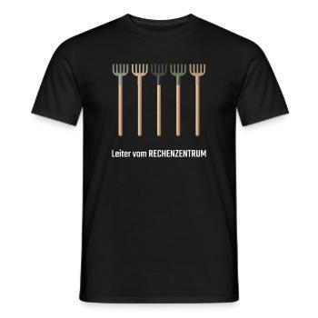 Leiter vom Rechenzentrum Gartenoutfit Gartenarbeit - Männer T-Shirt - Schwarz - Vorne - AI Model Male 178 light (178cm)