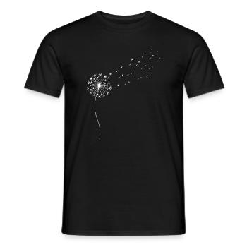Pissenlit - T-shirt homme - noir - Devant - AI Model Male 178 light (178cm)