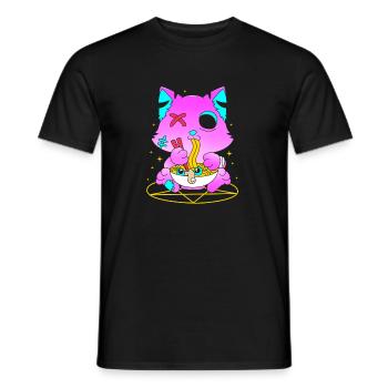 Pastel Gothic - Men's T-Shirt - black - Front - AI Model Male 178 light (178cm)