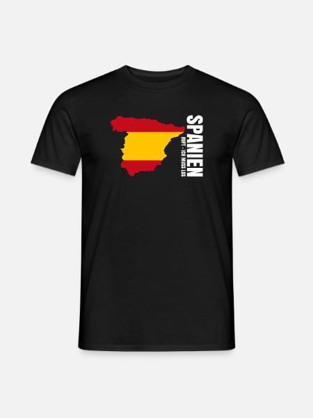 Spanien Auswandern - Männer T-Shirt - Schwarz