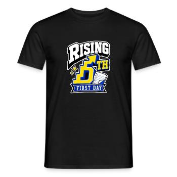 5th Grade First Day Rising 5th Fifth Grader Gift - Men's T-Shirt - black - Front - AI Model Male 178 light (178cm)