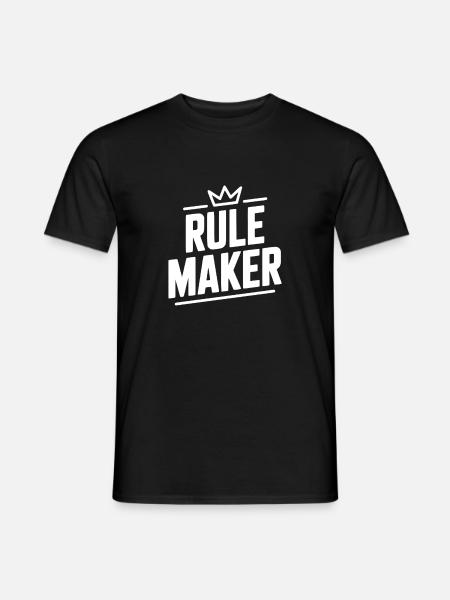 Rule Maker - Men's T-Shirt - black
