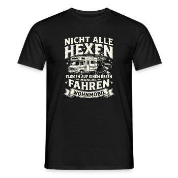 Hexen fahren Wohnmobil – Nicht Alle - Männer T-Shirt - Schwarz - Vorne - AI Model Male 178 light (178cm)