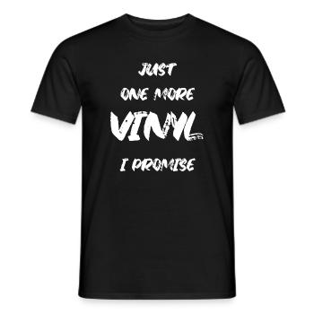 Vinyle - T-shirt homme - noir - Devant - AI Model Male 178 light (178cm)