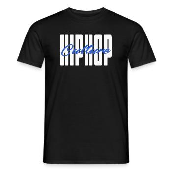Hip Hop Culture - Men's T-Shirt - black - Front - AI Model Male 178 light (178cm)
