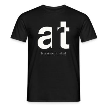 art - Est un état d’esprit - T-shirt homme - noir - Devant - AI Model Male 178 light (178cm)